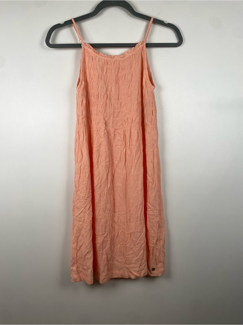 Roxy Girls Peach Look at Me Now Dress XL